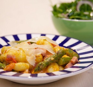 Gnocchi met boerenachterham