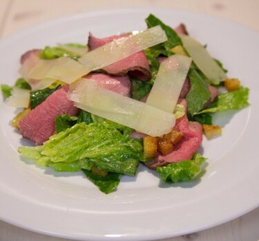 Rosbiefsalade met Iers rundvlees