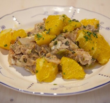 Witlofstamppot met feta