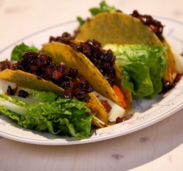 Taco’s met paprika-uienchutney