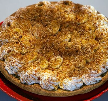 Banana-peanut monkey pie