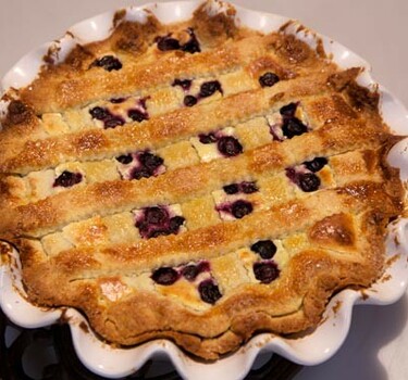 Blueberry pie (blauwe bessentaart)