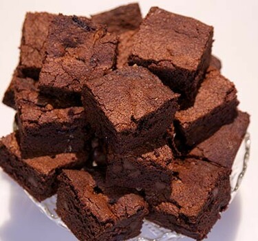 Dronken kersenbrownie