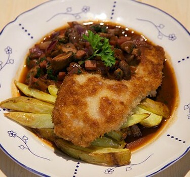 Jägerschnitzels