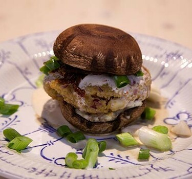 Quinoa-portobelloburgers