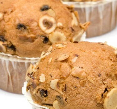 Hazelnoot-koffiemuffins