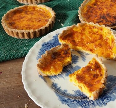 Glutenvrije pompoenquiche uit mijn eigen moestuin!