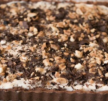 Snickers banaan no bake cheesecake