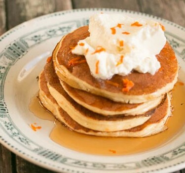 Ricotta citrus pancakes