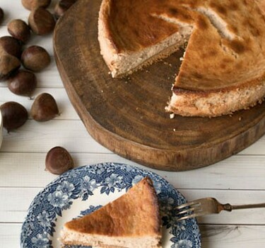 Kastanje cheesecake