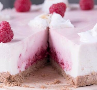 Marshmallow-frambozencheesecake