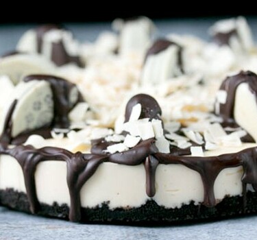 White chocolate cheesecake