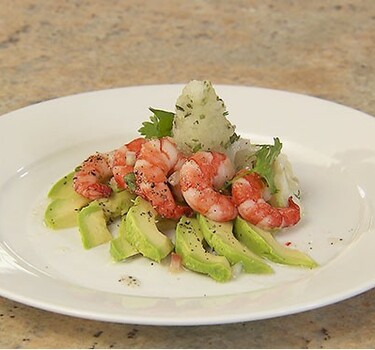 Mexicaanse ceviche met limoenmunt granita en avocado