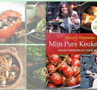 Pascale Naessens’ Mijn Pure Keuken gebundeld in een kookboek