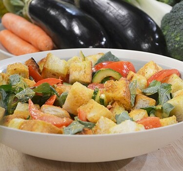 Panzanella (frisse broodsalade)