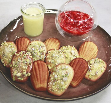 Pistachemadeleines