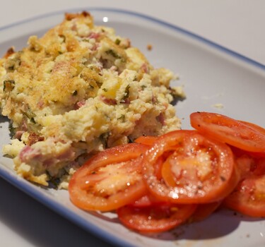 Gateau di patate (aardappeltaart)