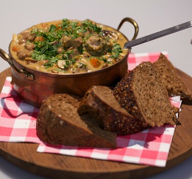 Traditionele kalfsblanquette
