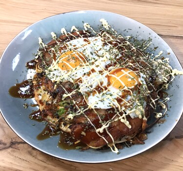 Okonomiyaki Hiroshima style