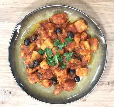 Gnocchi met octopus