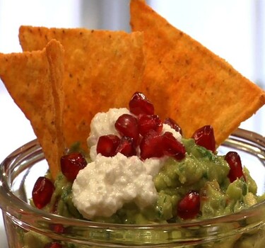 Guacamole met tortillachips