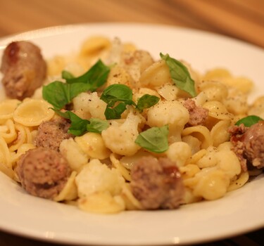 Orecchiette Salsiccia e cavolfiore