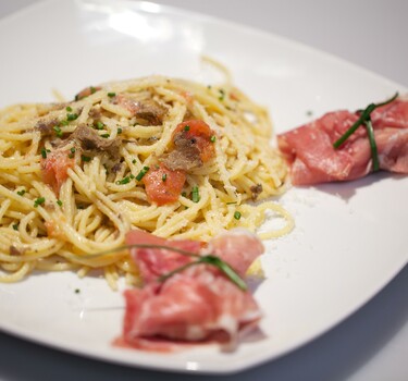 Spaghetti al tartufo (Spaghetti met truffel)