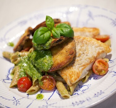 Gebakken aubergines à la Méditerranée