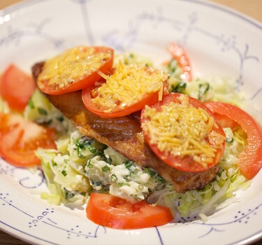 Marokkaanse aardappelsalade met Hollandse makreel