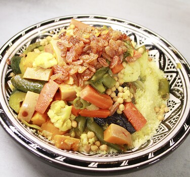 Couscous met zeven groenten van oma Habiba