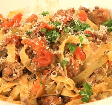 Tagliatelle bolognese