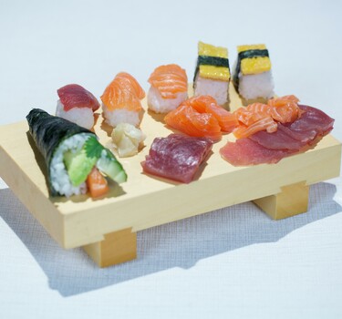 Nigiri sushi en temaki