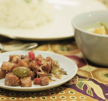 Sambal goreng tempeh