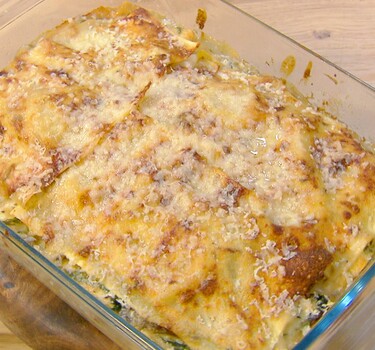 Lasagne met paddenstoelen