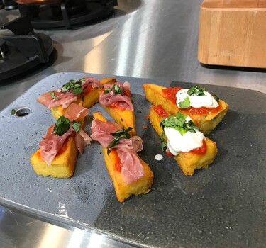 Polenta bites