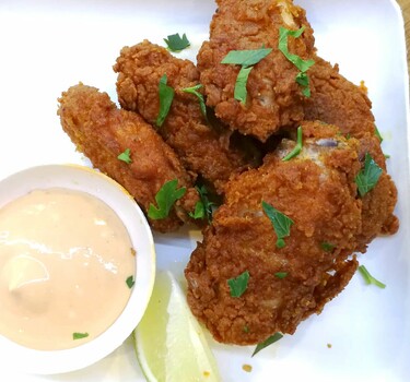 Uden fried chicken