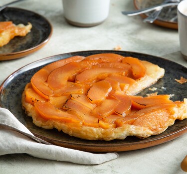 Tarte tatin met kweepeer