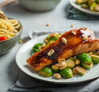 Makkelijke recepten: zalm op spruiten