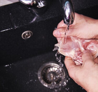 Kip wassen