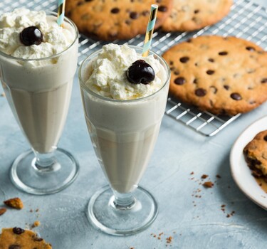 Milkshake & chocolat chip cookie 