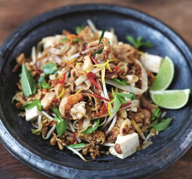 Pad thai met garnalen & tofu 