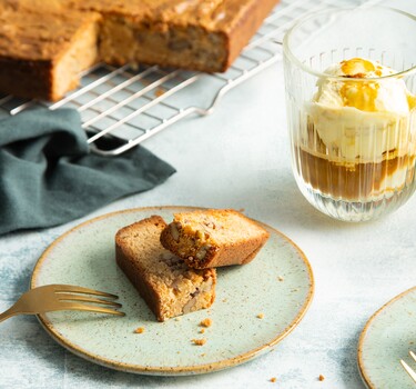 Blondies met affogato