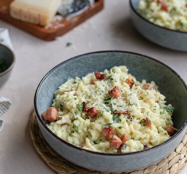 Risotto carbonara 