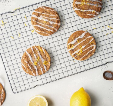 Chewy citroen-maanzaadkoekjes