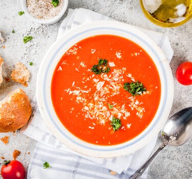 klassieke verse tomatensoep