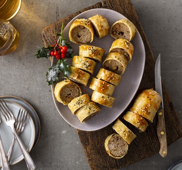 Feestelijke saucijzenbroodjes