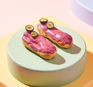 Bosbessen-éclairs