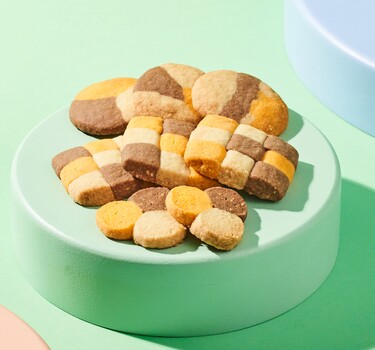 Tricolore shortbread-koekjes