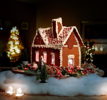 Rudolph's gingerbread house
