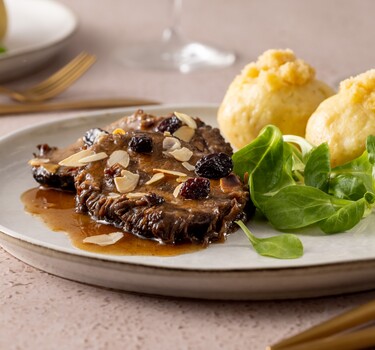 Sauerbraten met kartoffelknödels